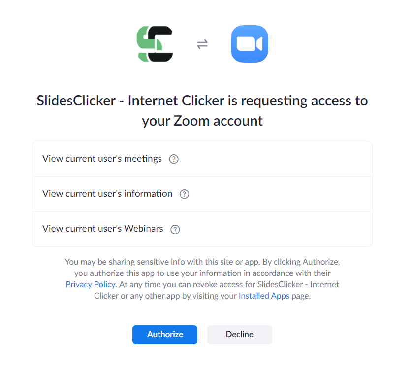 SlidesClicker - Internet Clicker